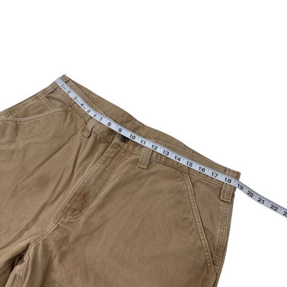 Carhartt Mens Relaxed Fit Brown Work Pants 38x30 100% Cotton Durable SOME STAINS - Picture 4 of 12